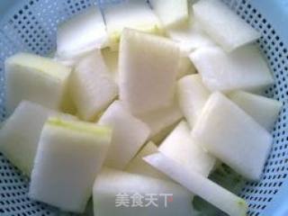 肉末烧冬瓜的做法步骤：1