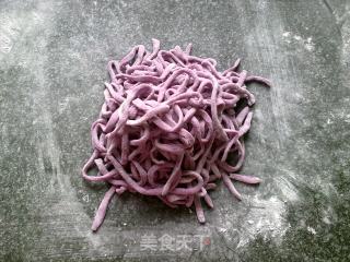 【炸酱面，花样做】---【牛肉胡萝卜丁紫薯面】的做法步骤：17