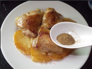 孜然土豆鸡腿的做法步骤：7