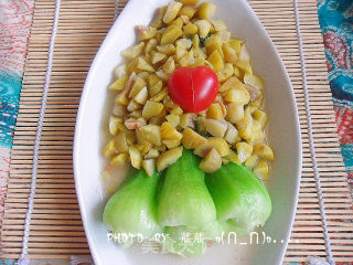 【素菜】青菜栗子的做法步骤：9
