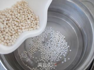 牛奶木瓜西米露的做法步骤：2