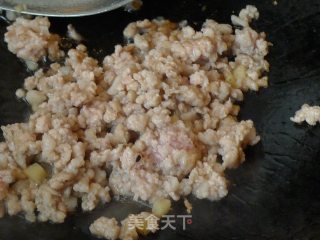 【肉末茄子】充分补充能量的做法步骤：3