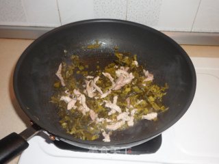 雪菜肉丝米面的做法步骤：4