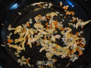 黄金豆丹炒饭的做法步骤：7