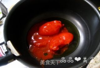 茄汁鲜虾青豆意面的做法步骤：3