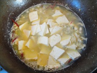 豆丹烧豆腐的做法步骤：6