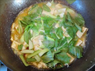 豆丹烧豆腐的做法步骤：7