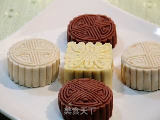 自制多味儿杂豆小点“豆豆香冰皮月饼”的做法步骤：20