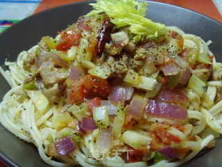 杂菜意大利粉的做法步骤：9