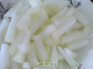 干贝冬瓜滑蛋的做法步骤：3