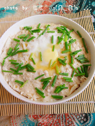 【美味】肉末豆腐蒸蛋的做法步骤：8