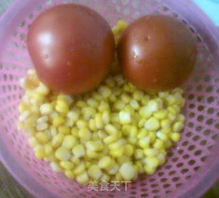番茄玉米鸡丁的做法步骤：1