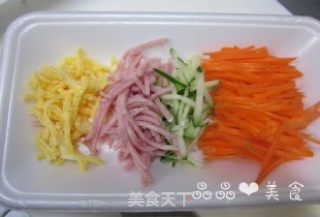 香醋什锦拌面的做法步骤：4