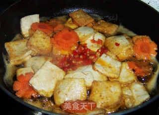 虾油焖豆腐的做法步骤：9