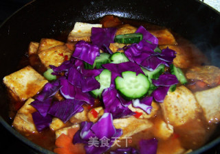虾油焖豆腐的做法步骤：11