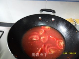 西红杮鸡蛋汤的做法步骤：1