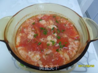 西红杮鸡蛋汤的做法步骤：2