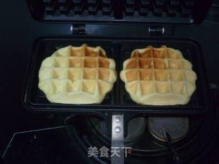 下午茶轻松做：面包版华夫饼的做法步骤：6