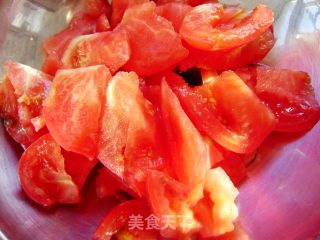 健康西红柿蛋花汤的做法步骤：1