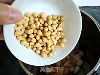 调理肠胃豆浆---苹果蜜桃豆浆的做法步骤：7