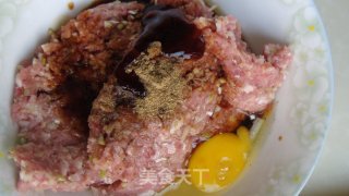 野猪肉青菜煎包的做法步骤：2
