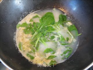 青菜豆丹汤的做法步骤：6