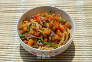 土豆炸酱面（手擀面）的做法步骤：9