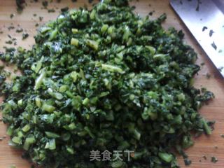 豆腐皮萝卜缨馅大蒸饺的做法步骤：3