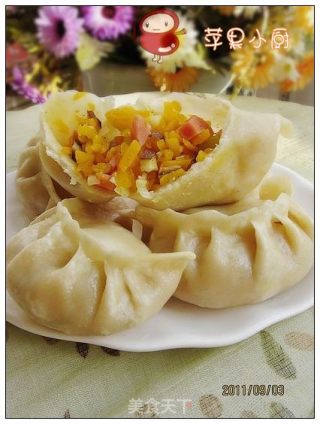 南瓜香菇蒸饺的做法步骤：11