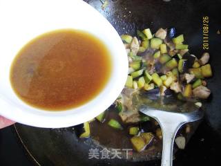 茄丁炸酱面的做法步骤：7