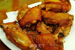 港式风沙鸡翼的做法步骤：16