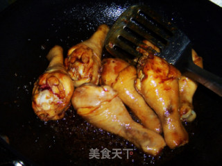 红烧鸡腿茶树菇的做法步骤：8