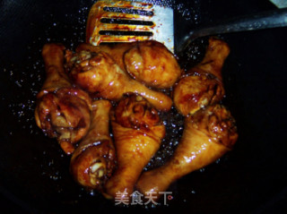 红烧鸡腿茶树菇的做法步骤：9