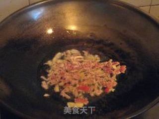 肉沫番薯藤小炒的做法步骤：3