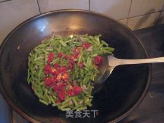肉沫番薯藤小炒的做法步骤：5