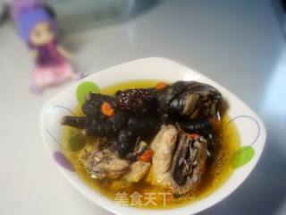 枸杞红枣乌鸡汤的做法步骤：10