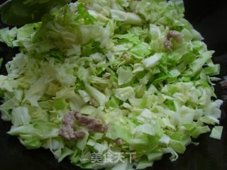 包菜肉丝炒粉的做法步骤：8
