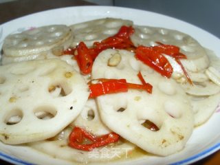 辣炒脆藕的做法步骤：6
