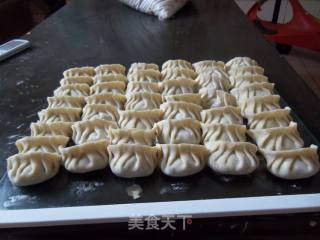韭菜鲜肉蒸饺的做法步骤：5