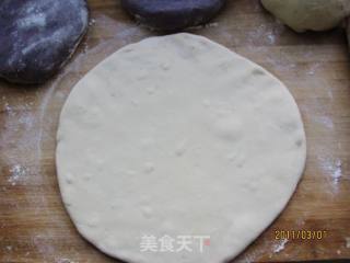 三色蒸层饼的做法步骤：3