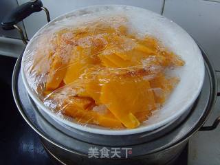 健康香甜---南瓜排包的做法步骤：1