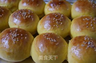 健康香甜---南瓜排包的做法步骤：9