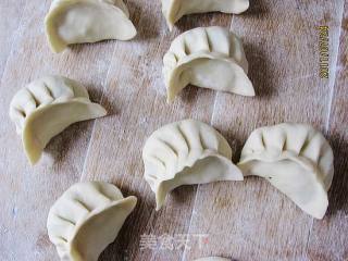 菠菜豆腐煎饺的做法步骤：7