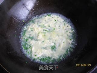 韭苔鸡蛋汤面的做法步骤：6