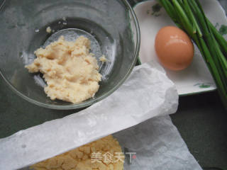豆渣韭菜玉米饼的做法步骤：1