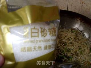 糖醋豆芽菜的做法步骤：7