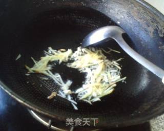 姜丝青菜的做法步骤：6
