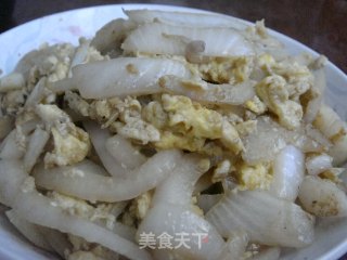 洋葱炒蛋的做法步骤：6