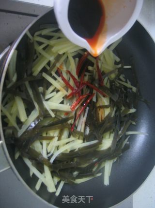 土豆海带丝的做法步骤：7