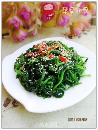 麻酱萝卜秧的做法步骤：7